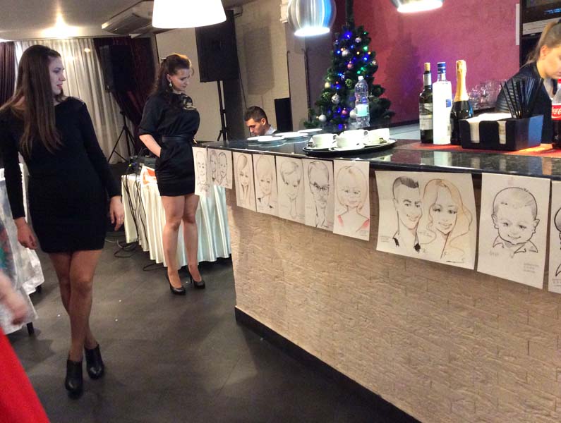 Шаржист на свадьбу Михаил Шабалин,Минск,шарж