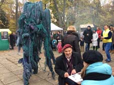 шаржист на кельтском корпоративе Михаил Шабалин