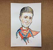 Супермен в акварели от Супермен в акварели от Супермен в акварели от Михаила Шабалина