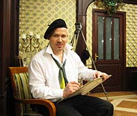 шаржист в Троицком