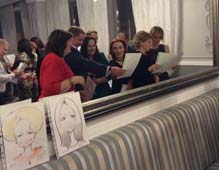  шаржи на юбилейном корпоративе 