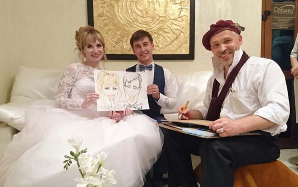 свадьба Лизы и Артема в ресторане Орбита